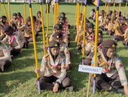 Pengukuhan Pramuka Garuda Kwarcab Pacitan Tahun 2022